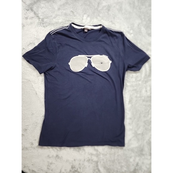 Michael Kors Other - Michael Kors Aviator T-Shirt Mens Small Cotton Blue Logo Sunglasses Graphic